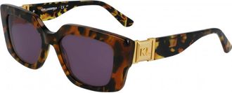 Karl Lagerfeld Womens KL6125S 52 234 Sunglasses - Brown - One Size