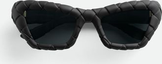 Bottega Veneta Occhiali Da Sole Cat-eye Intrecciato - Bottega Veneta