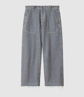 Isabel Marant Pantalon Ermina Blue White
