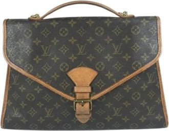 Louis Vuitton Pre-owned Canvas Handtas - unisex - Vintage Handtas - Bruin - ONE Size - Vintage