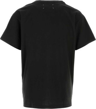 Maison Margiela Mens Regular T-Shirt Black Cotton