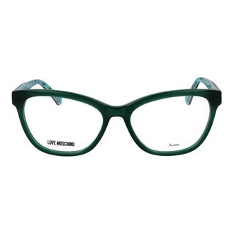 Love Moschino MO-1056765 Bicolor Acetate Cat Eye Eyeglasses - Green