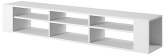 Selsey Selsey Weri - Mueble De Tv Colgante - Para La Sala De Estar - 175 Cm - Blanco - Moderno