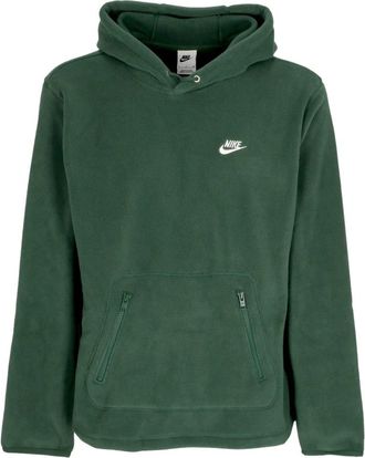 Nike Club Windized Hoodie Sweatshirt - Heren - Sportshirts - Groen - M - Polyester - Fitness