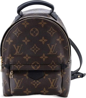Louis Vuitton Palm Springs mini-rugzak met monogram canvas - Bruin