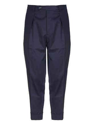 Berwich pleated trousers - men - Fabric - 46 - Blue