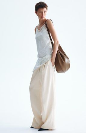 H&M Dress Pants in Light Beige at Nordstrom, Size 18