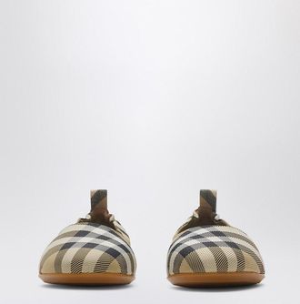 Burberry Ballerina Beige Check Pattern