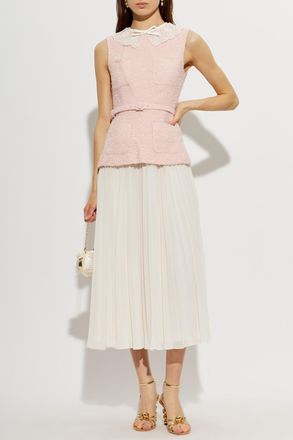 Self Portrait Dress With Lurex Thread, Womens, Pink