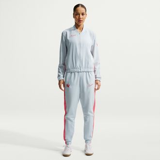 Nike Womens Academy Alexia Putellas Dri-FIT Soccer Woven Tracksuit in Grey | IO8779-043