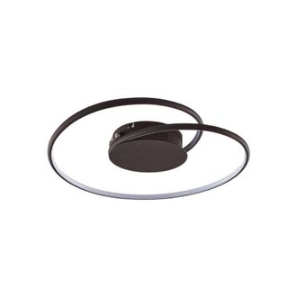 Lindby L&aacute;mpara De Techo Led joline En Marr&oacute;n Metal - Lindby
