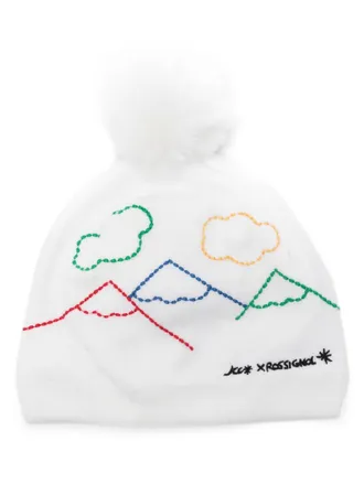 Rossignol x JCC Missy beanie hat - women - Polyester/Acrylic - One Size - White