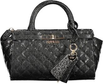 Guess Idra Small Satchel - Dames - Handtassen - Zwart - ONE Size - Tassen
