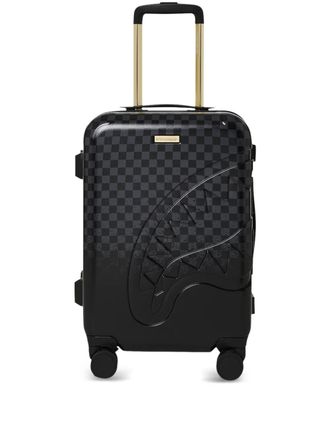 Sprayground Spritz checkerboard shark trolley bag - Zwart