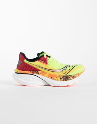 Saucony Endorphin Azura - Sneakers da corsa color cedro e nero-Giallo