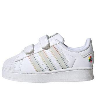 adidas (TD) adidas Superstar LED Light White JI0511