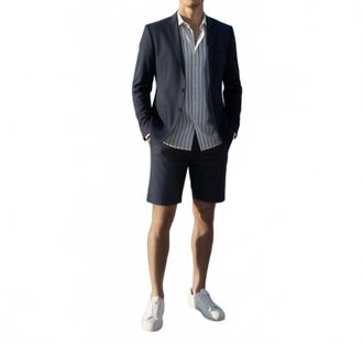 Scott Barber Mens Sono Travel Short In Midnight