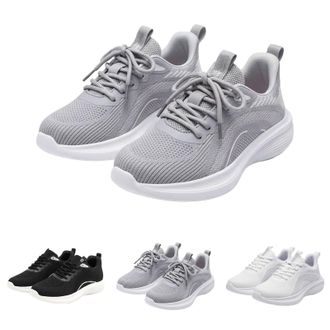 Generic Womens Slip On Trainers Size 4.5 Breathable Mesh Lining Running Shoes Comfort Casual Walking Athletic Gym Tennis Shoes Ladies Outdoor Non Slip Lightwe