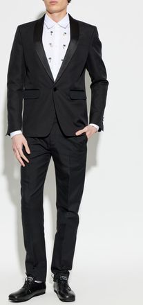 Dsquared2 Suit With Single Vent, Mens, Black