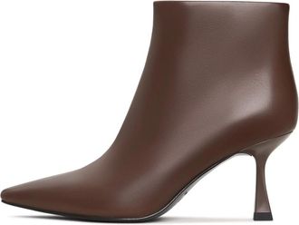 Cesare Gaspari Enkellaarzen met Stiletto Hak Amy - Bruin - Dames - Laarzen met Hak - Bruin - 38 EU - Leer - Schoenen
