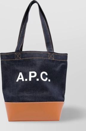 A.P.C. axelle small leather tote bag