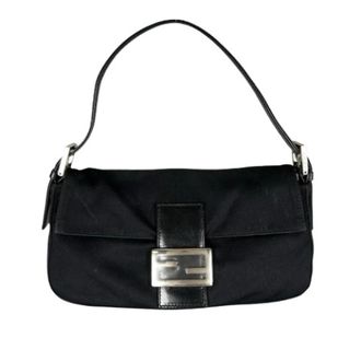 Fendi Pre-owned Shoulder Bags, female, Black, Size: ONE SIZE Pre-owned Vintage Shoulder Bag