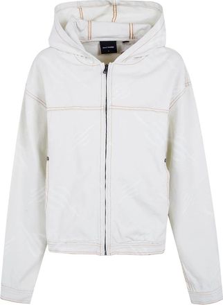 Daily Paper Clothing Monogram Canvas Jacket - Heren - Zomerjassen - Wit - XL - Katoen - Jassen