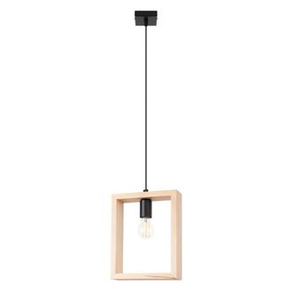 Sollux Lighting L&aacute;mpara de techo madera natural acero/madera alt. 133