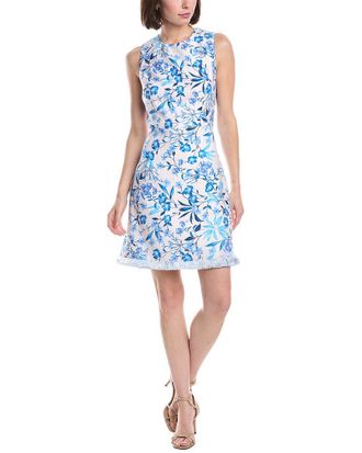 Eliza J Sleeveless Printed Mini Dress