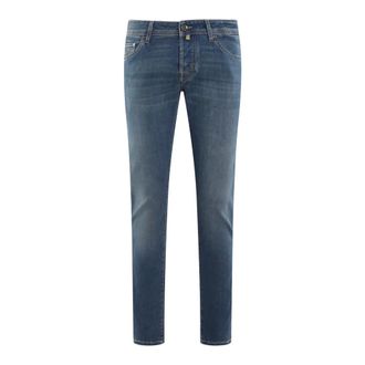 Jacob Cohen Super Slim Fit Trousers - male - Jacob Coh&euml;n - Slim Fit Jeans - Blue - W33 - Jeans