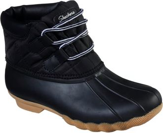 Skechers Womens Pond Boots In Black