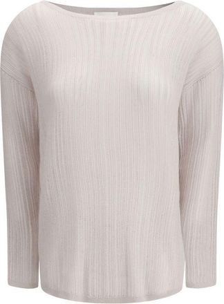 Allude Allude Witte Kasjmier Sweater