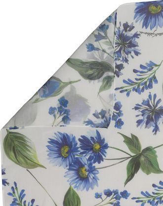Dolce & Gabbana Floral Print Scarf - White