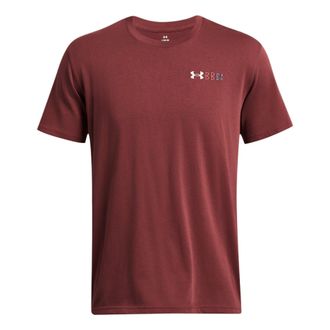 Under Armour Heavyweight Training Graphic T-shirt Dark Red 1382904-688