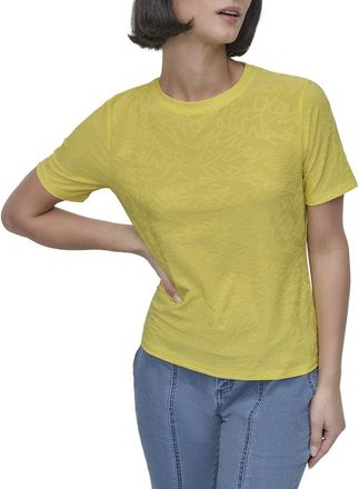 DKNY Dkny Knit Graffiti Logo Shirt