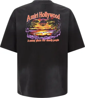 Amiri Hollywood T-Shirt - Black