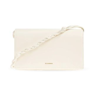 Jil Sander Wallets & Cardholders, female, Beige, Size: ONE SIZE Tangle Wallet With Strap