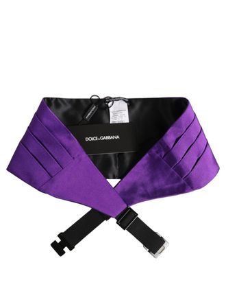 Dolce & Gabbana Silk Cummerbund - Purple