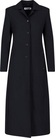Jil Sander Cappotto Monopetto In Lana Vergine