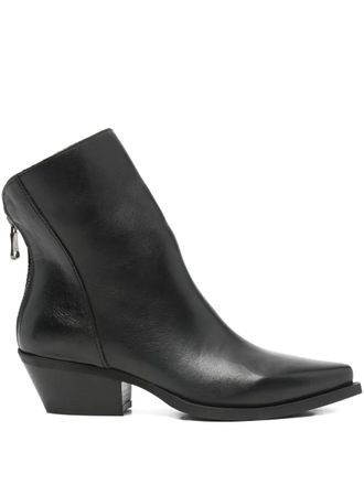 M&eacute;tisse zip pointed-toe boots - Nero