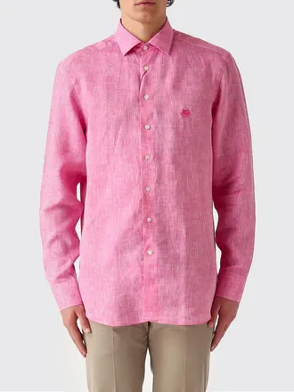 Etro Shirt Men color Strawberry