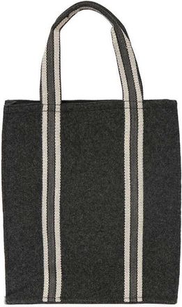 Isabel Marant Aruba Puebla Logo Patch Tote Bag Grey >