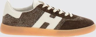 Hogan Sneakers Cool in pelle e suede con logo H e suola in gomma