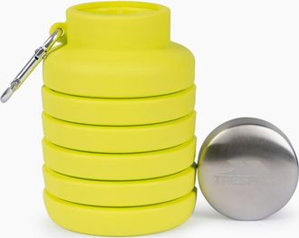 Trespass Mens Trespass Vavo Foldable Silicone Water Bottle - Pear - Size: ONE size