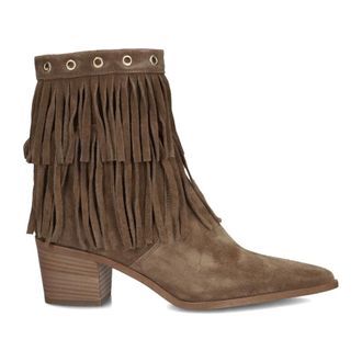 Lina Locchi Az52 Enkellaarsjes - Dames - Schoenen - Bruin - Maat: 36 EU Su&egrave;de