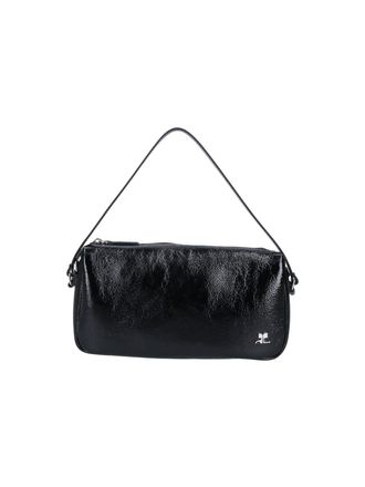 Courr&egrave;ges Black Three Sixty Nubuck Shoulder Bag