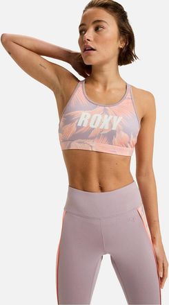 Roxy Womens Roxy Womens Everyday Flow Medium Support Sports Bra - Nirvana Sunflare Active - Size: 18/16