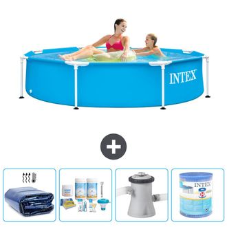 Intex Piscina Con Estructura Redonda - 244x51 Cm - 7-piezas S31410