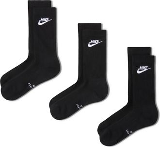 Nike Unisex Everyday Elevated Crew Socks (3 Pairs) in Multicolor | IH8522-902