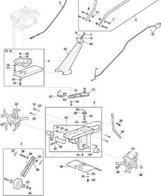 STIGA Sports Kit Rueda Trasera Ti 36 V Original Stiga - 118805073/0